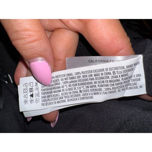 Black Feathered Camisole Top Small Sexy Classic Whimsy Goth Fancy Y2K Punk Luxe - Picture 7 of 9